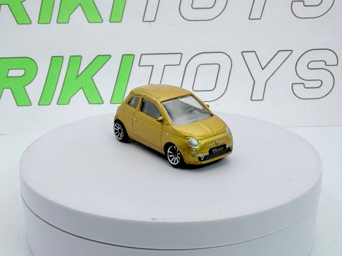 Fiat 500 Majorette 1/55 Oro metallizzato 2007