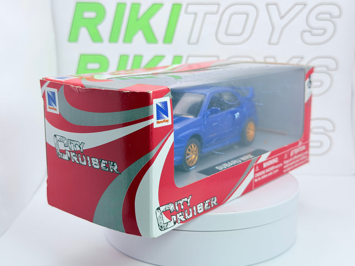 Subaru WRX Impreza New Ray 1/35 Blu metallizzato