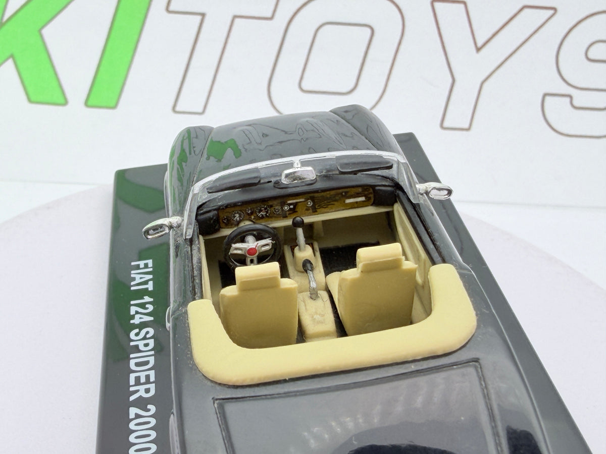 Fiat 124 Spider 2000 Edicola 1/43 Nero