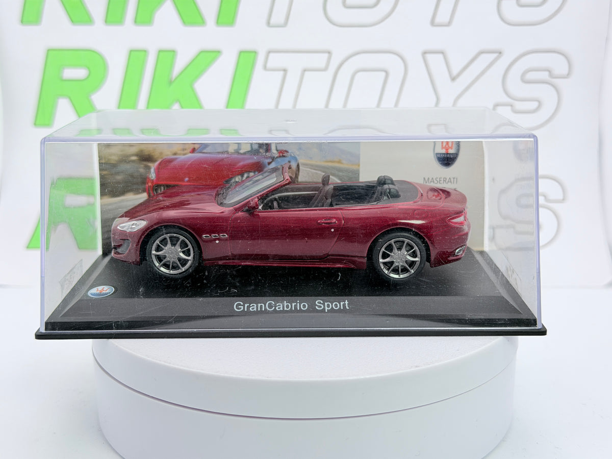 Maserati GranCabrio Sport Edicola 1/43 Rosso metallizzato