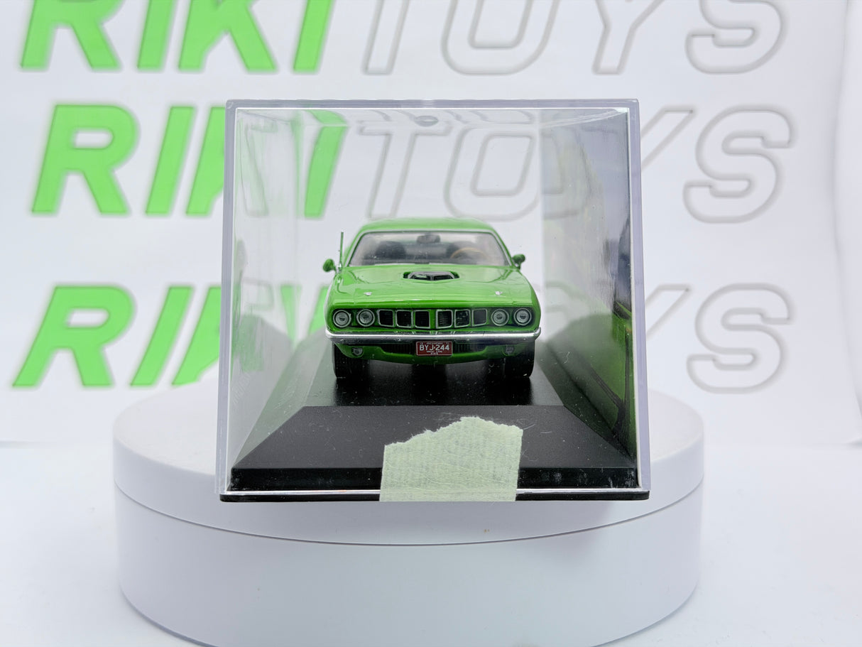 Plymouth Hemy Cuda Edicola 1/43 Verde 1972