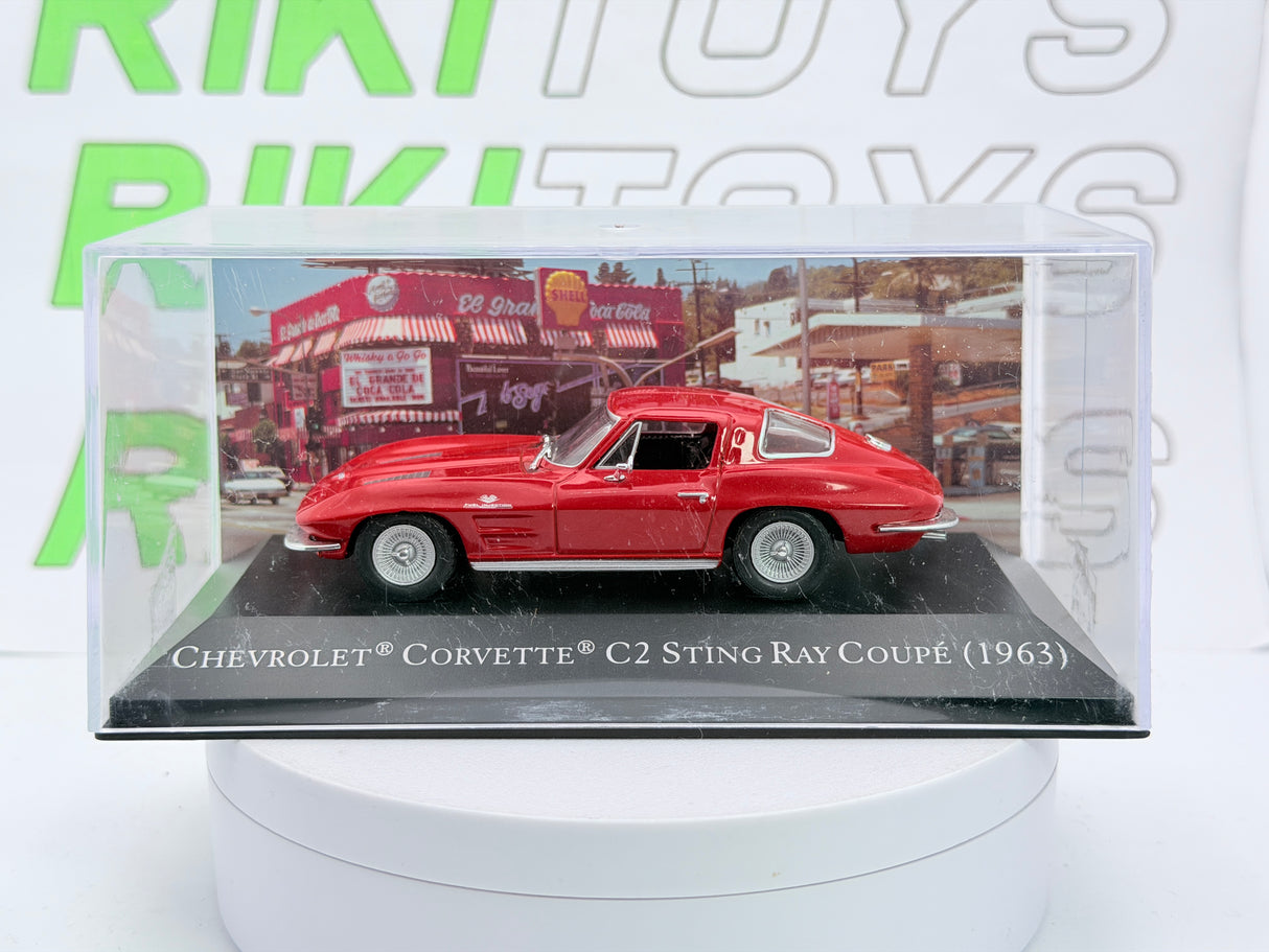 Dodge Corvette C2 Edicola 1/43 Rosso 1963