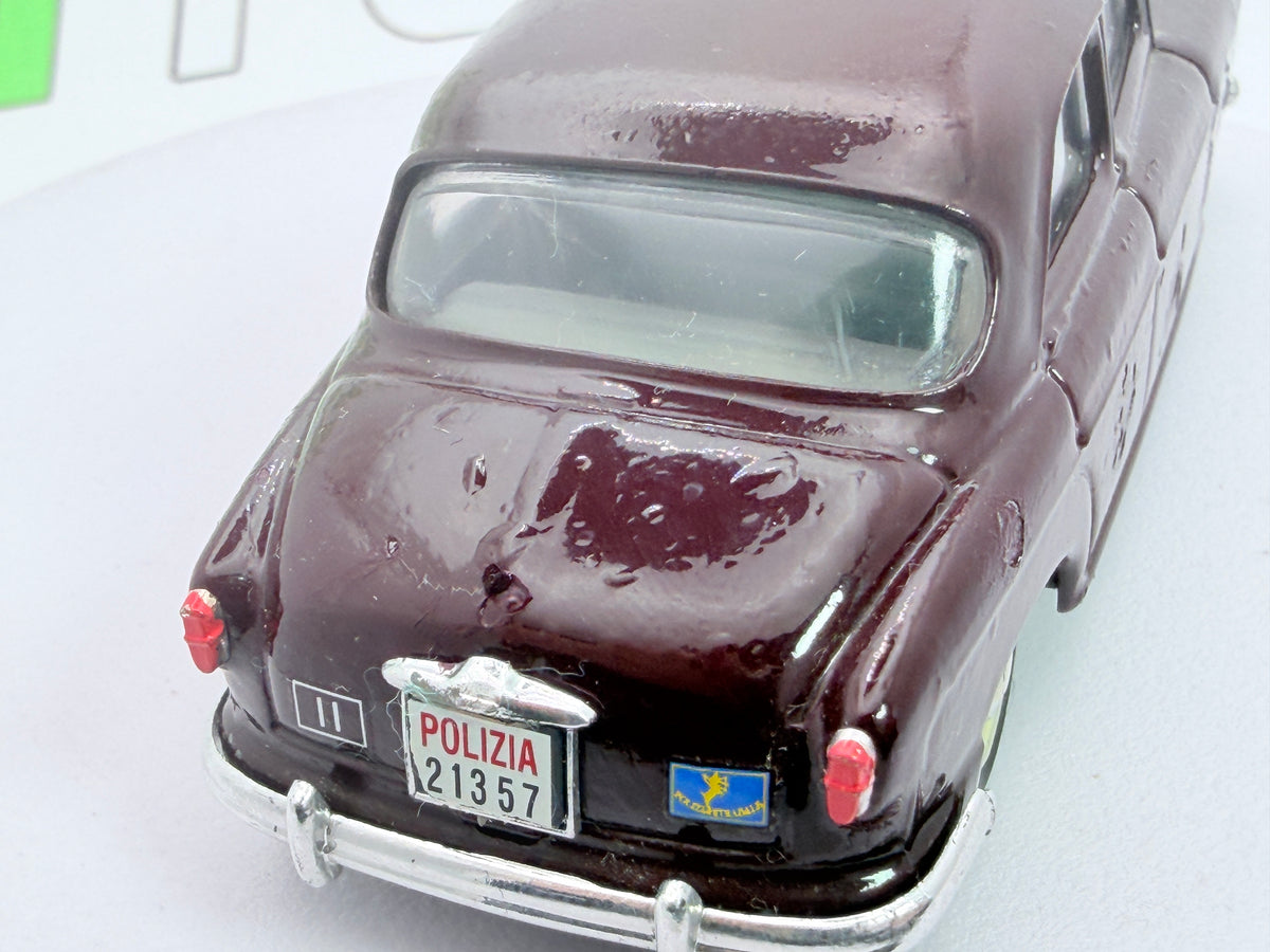 Fiat 1400 B Brumm 1/43 Rosso scuro