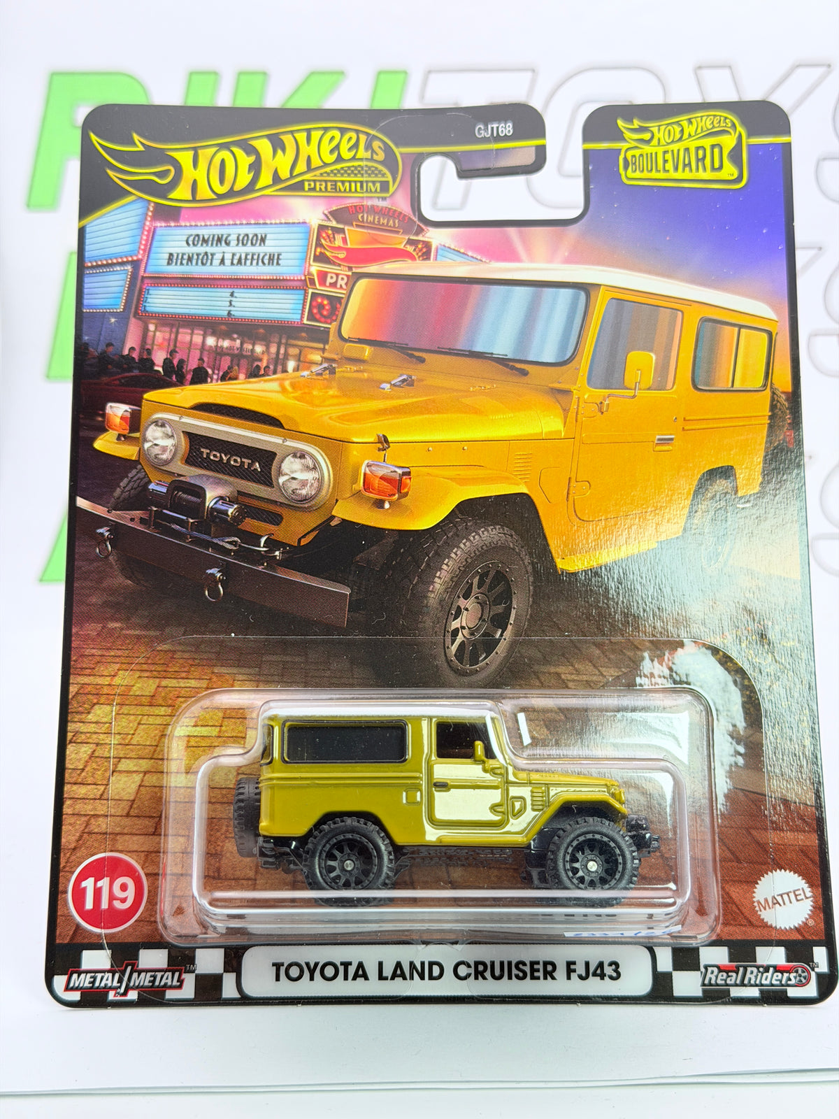 Toyota Land Cruiser FJ 43 Hot Wheels 1/60 Giallo