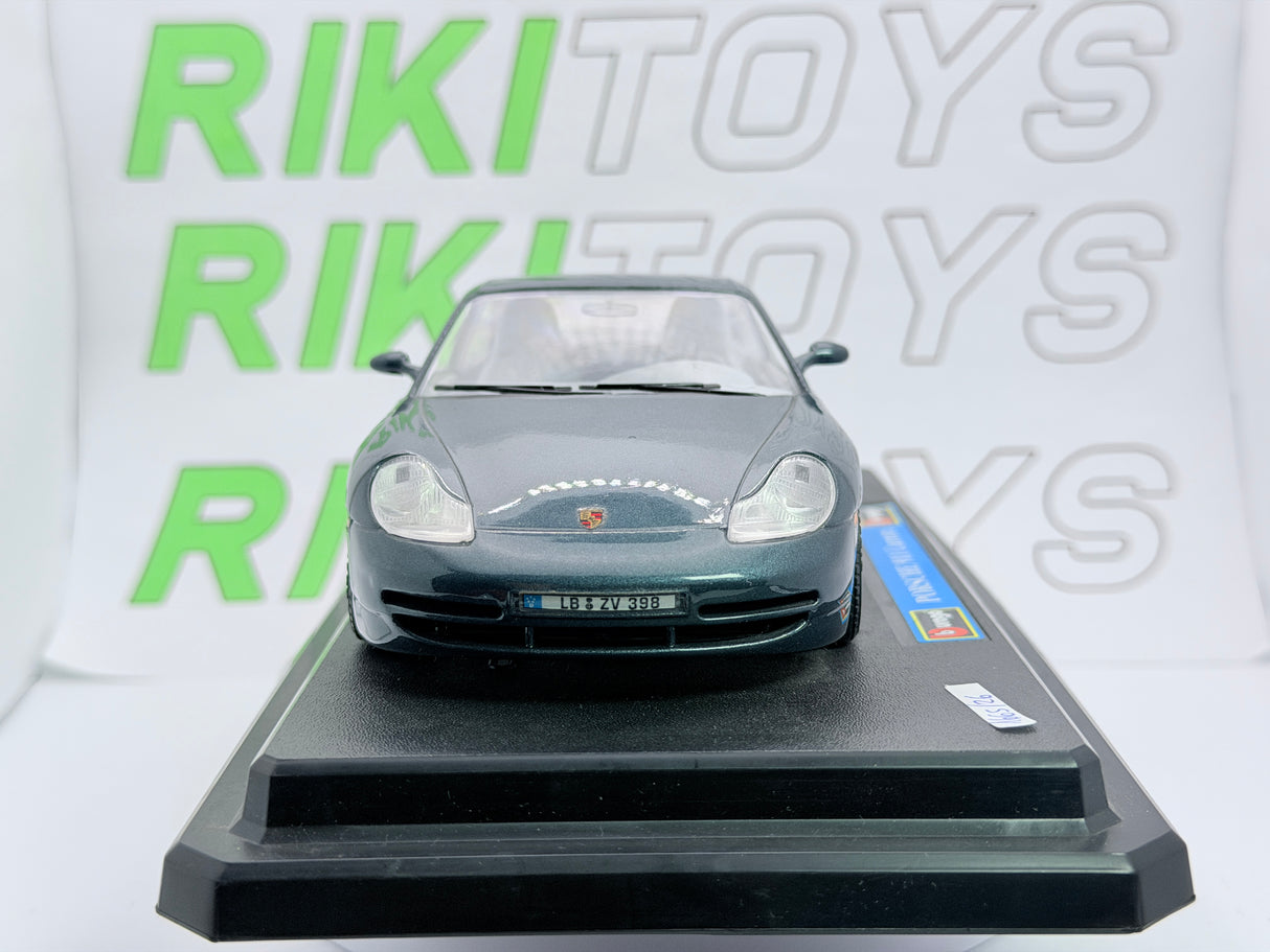 Porsche 911 Carrera 996 Burago 1/24 Grigio metallizzato