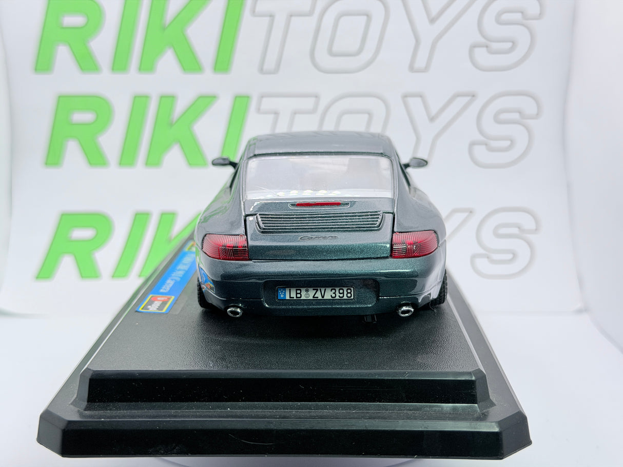 Porsche 911 Carrera 996 Burago 1/24 Grigio metallizzato