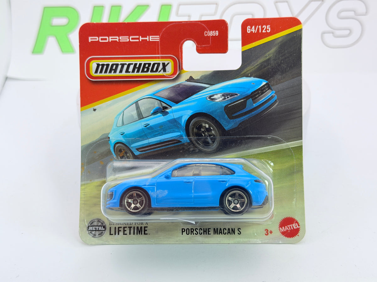 Porsche Macan S Matchbox 1/60 Celeste