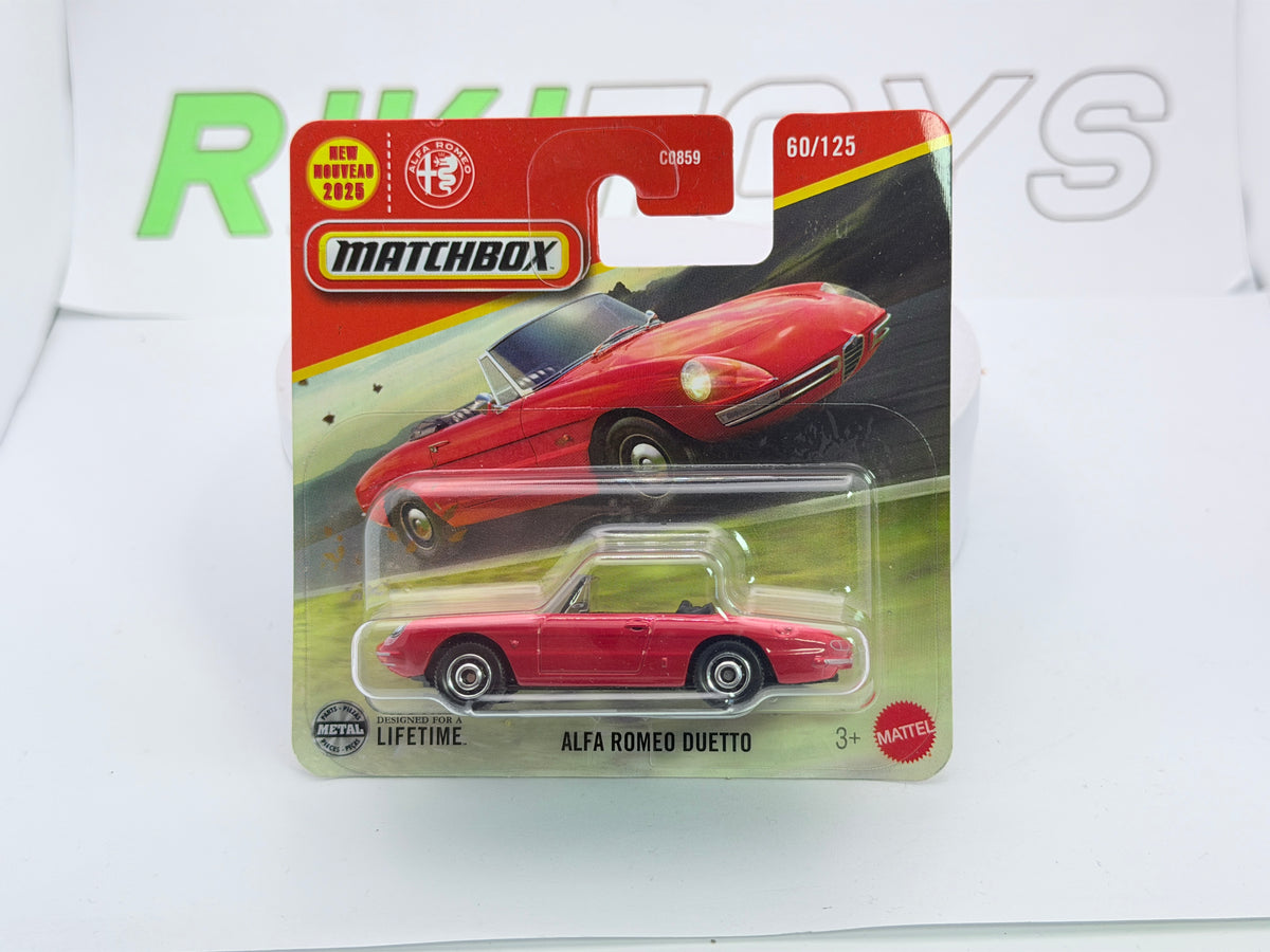 Alfa Romeo Duetto Osso di Seppia Matchbox 1/60 Rosso 1966