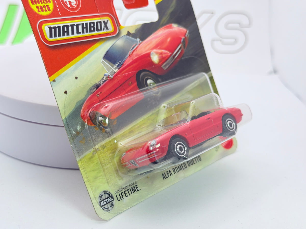 Alfa Romeo Duetto Osso di Seppia Matchbox 1/60 Rosso 1966