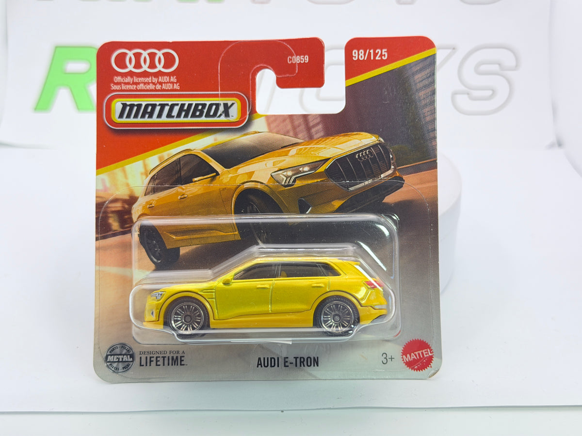 Audi E Tron Matchbox 1/60 Giallo