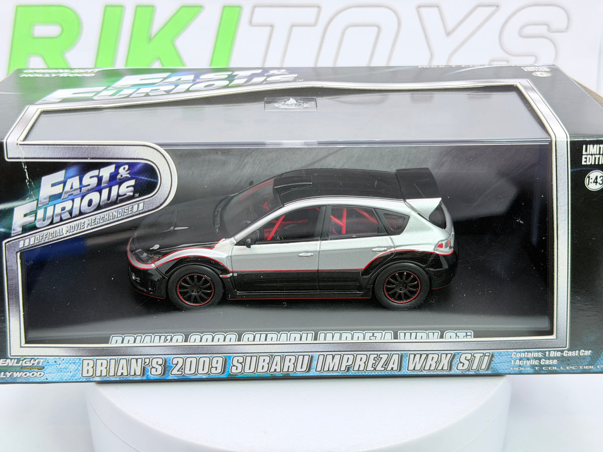 Subaru Impreza WRX Greenlight 1/43 Argento 2009