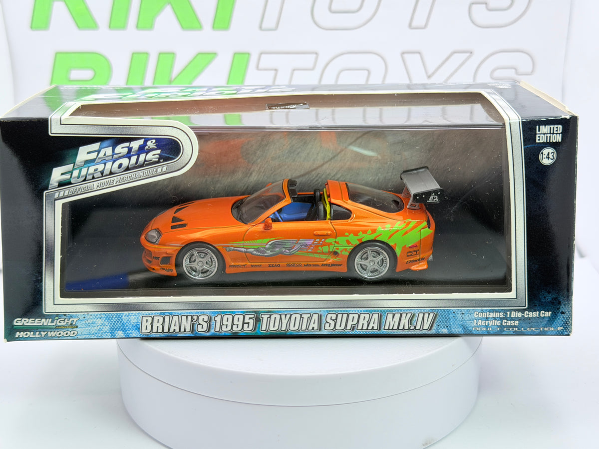 Toyota Supra MK4 Greenlight 1/43 Arancione 1995