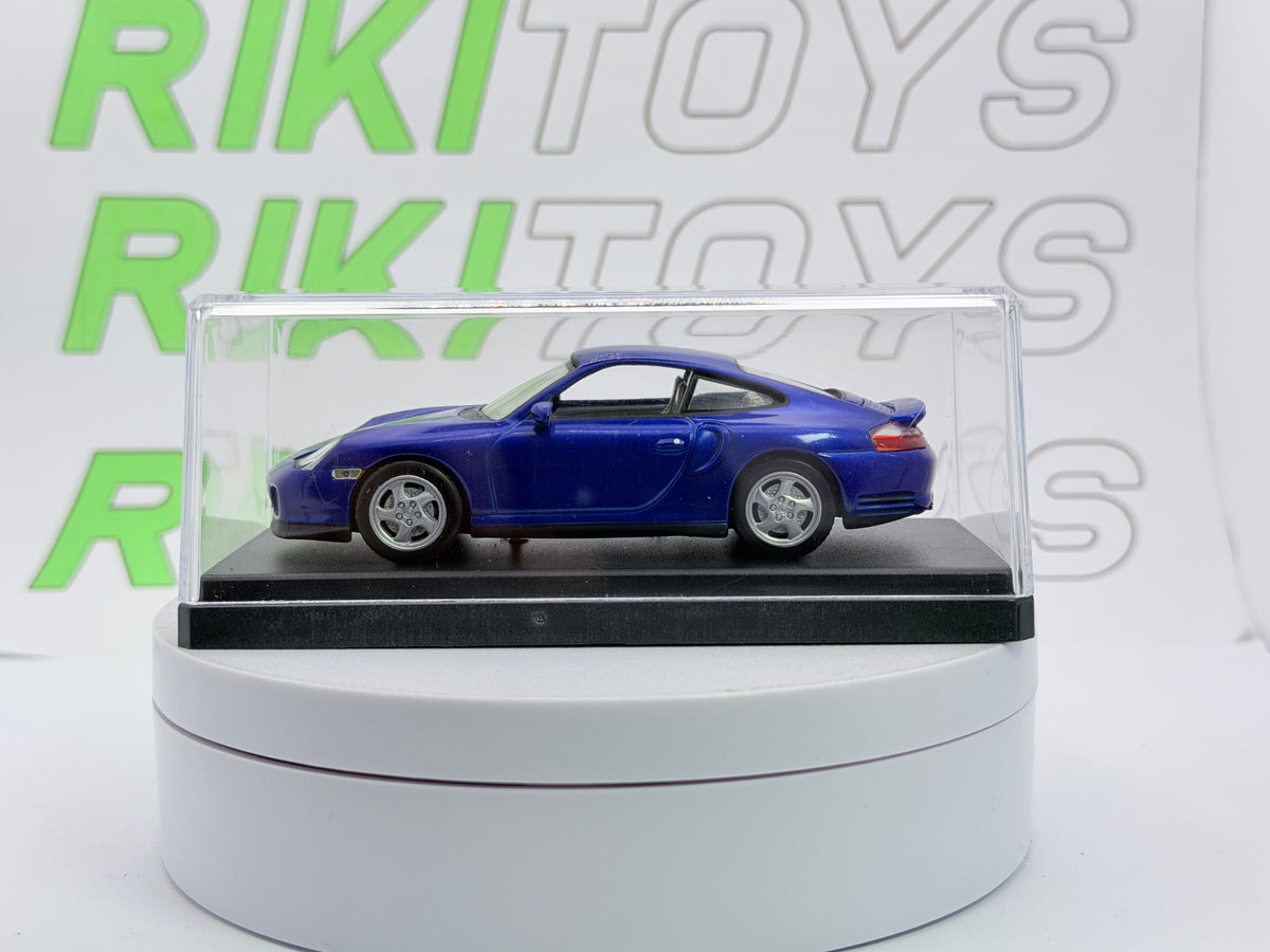 Porsche 911 Turbo Edicola 1/43 Blu metallizzato 2000