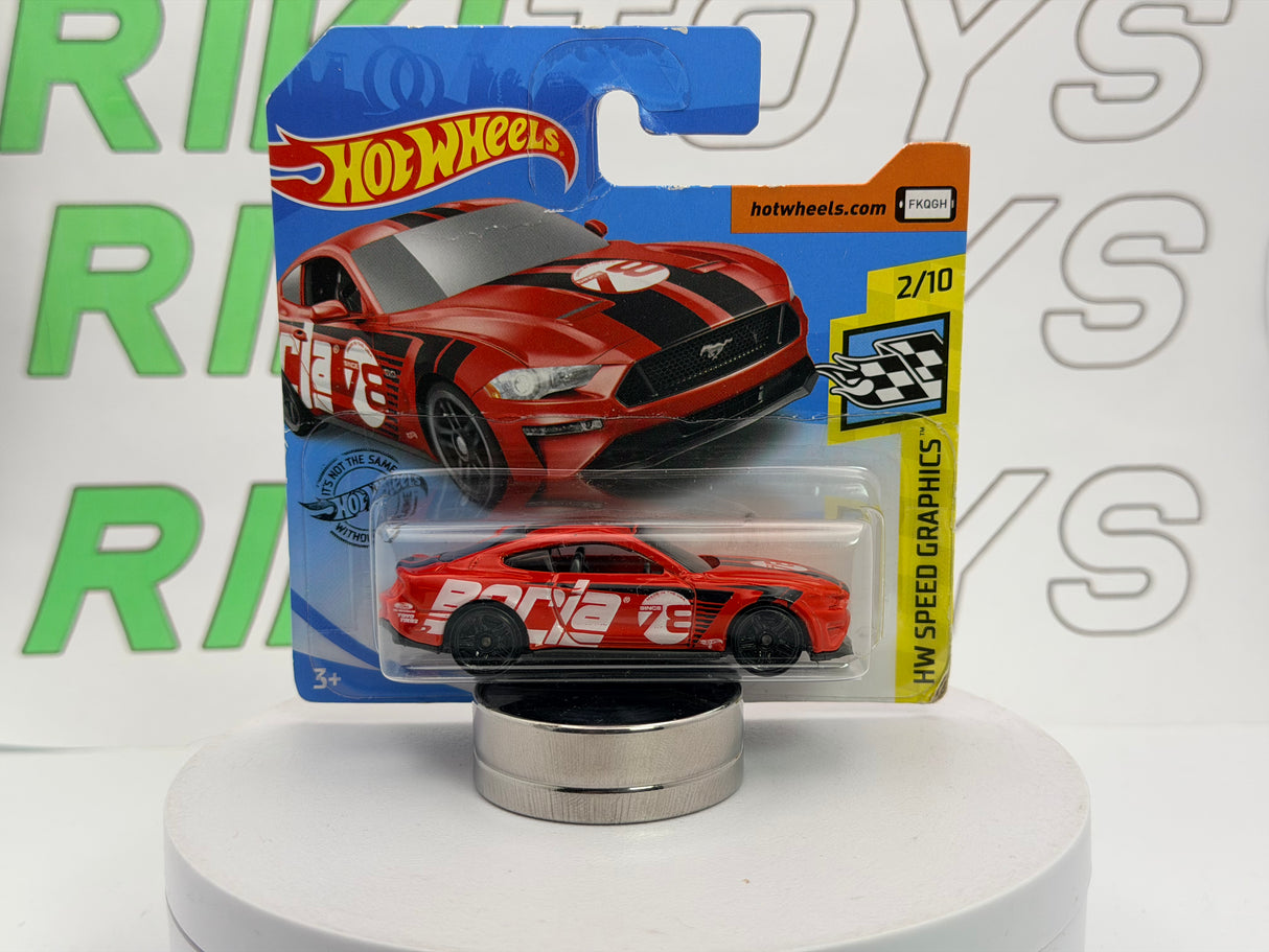 Ford Mustang GT Hot Wheels 1/60 Rosso 2018