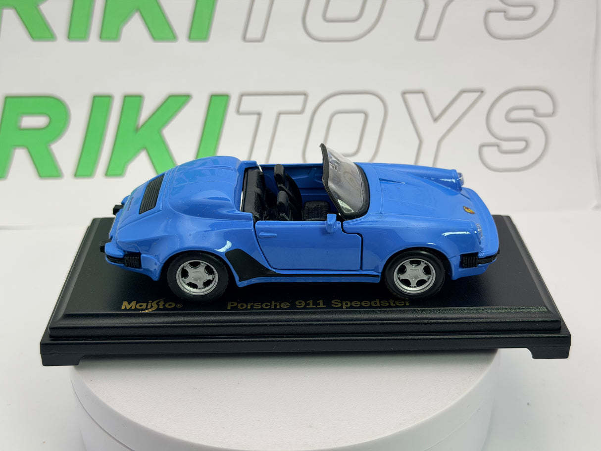 Porsche 911 Speedster Maisto 1/38 Blu 1985