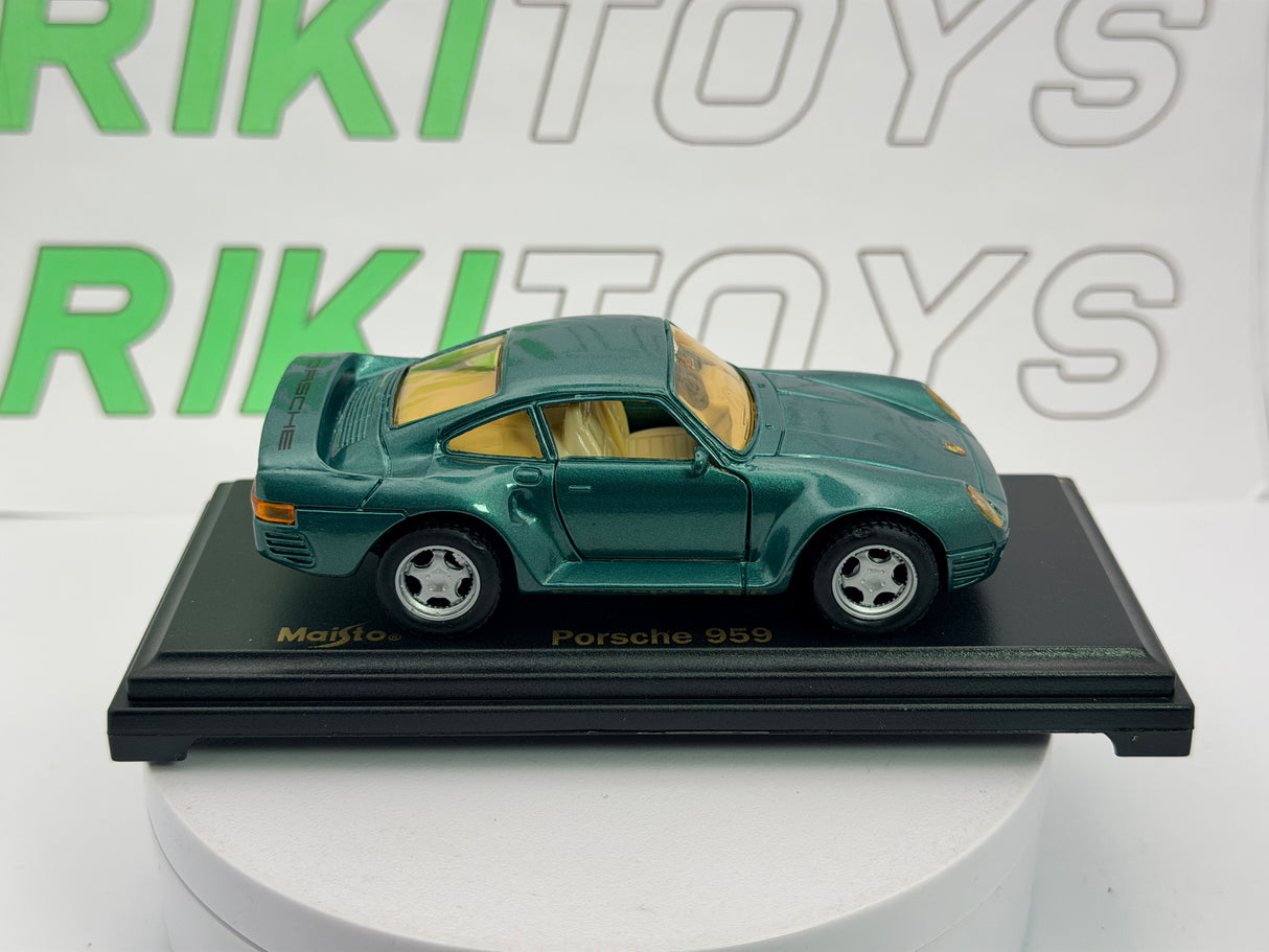 Porsche 959 Maisto 1/38 Verde metallizzato 1986