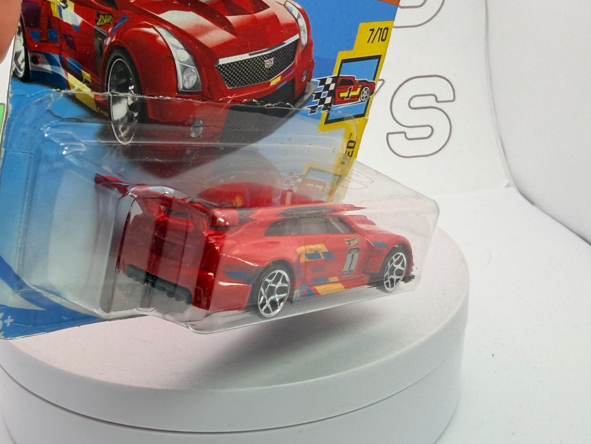 Cadillac ATS V R Hot Wheels 1/60 Rosso 2016