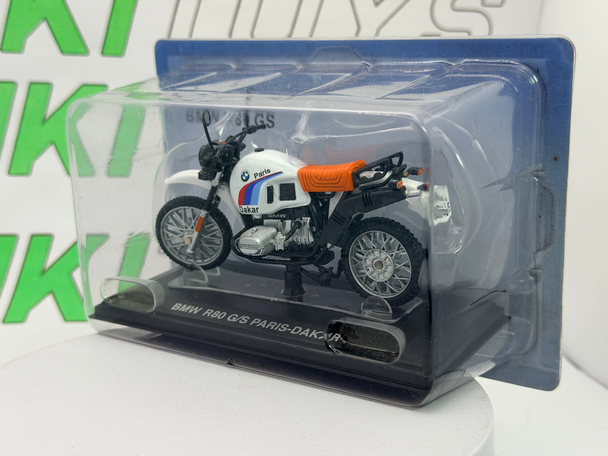 BMW R 80 GS Paris-Dakar Edicola 1/24 Bianco