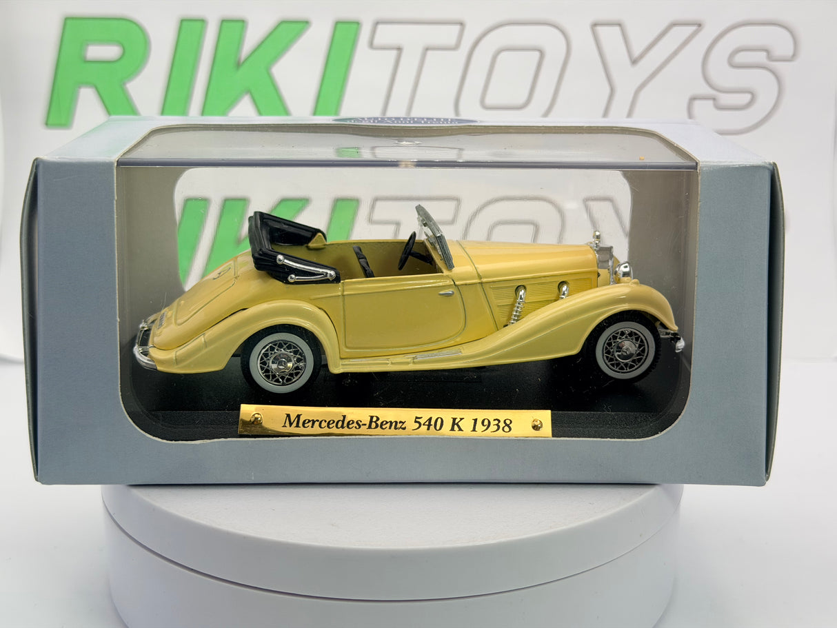 Mercedes Benz 540 K. Roadster Solido 1/43 Giallo chiaro 1938