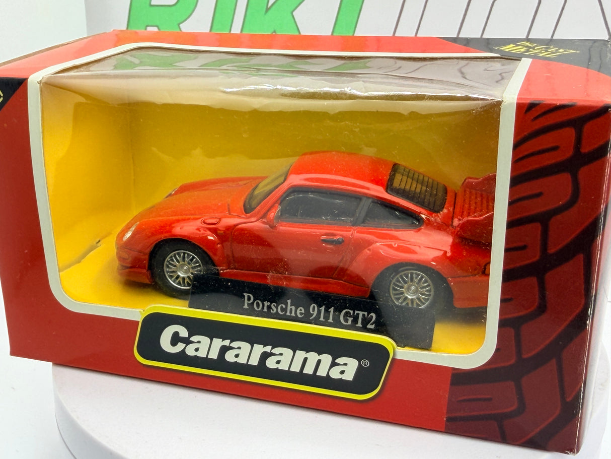 Porsche 911 Gt2 Cararama 1/43 Rosso