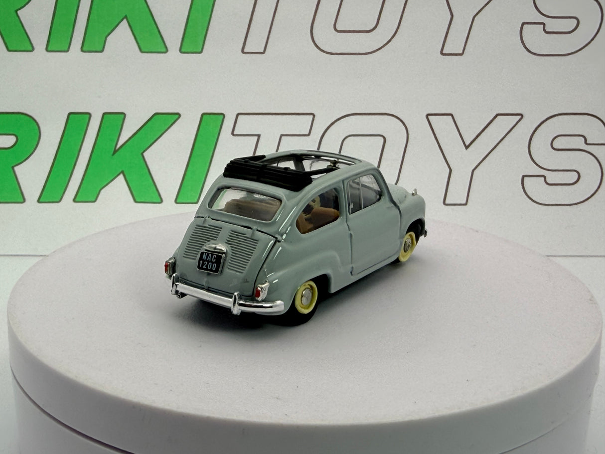Fiat 600 Trasformabile Brumm 1/43 Grigio 1956
