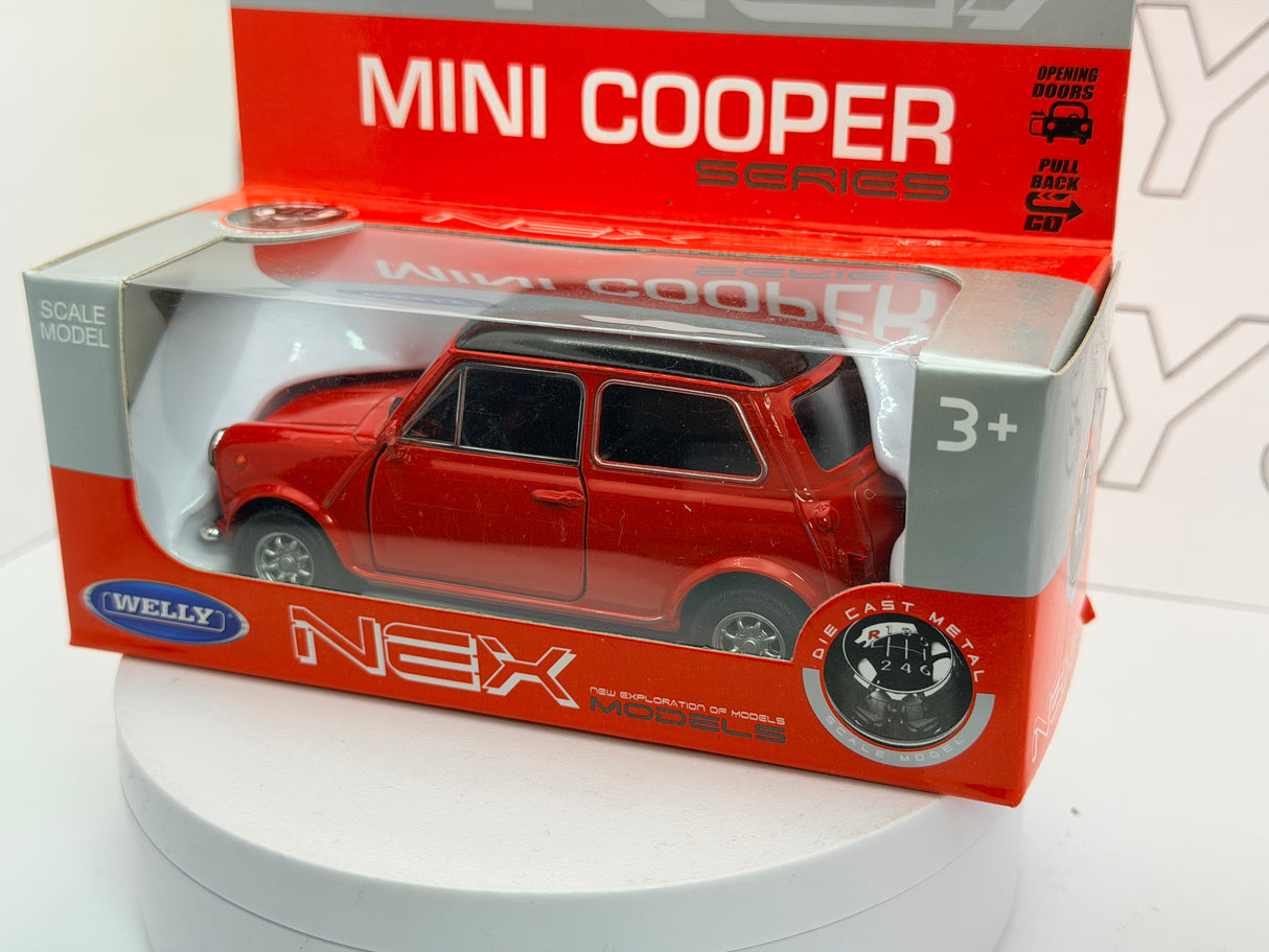 Mini Cooper Classic Welly 1/32 Rosso 1972