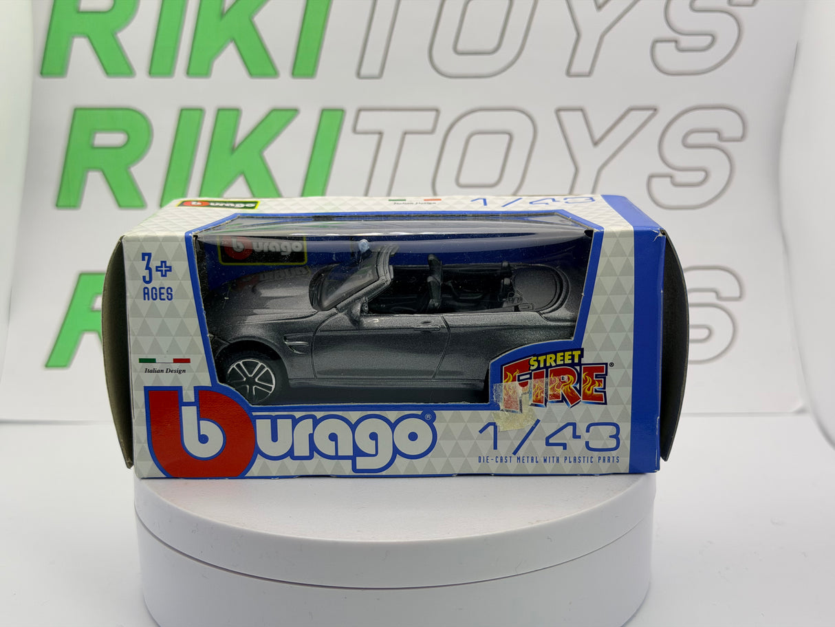 BMW M4 Cabrio Burago 1/43 Grigio 2014