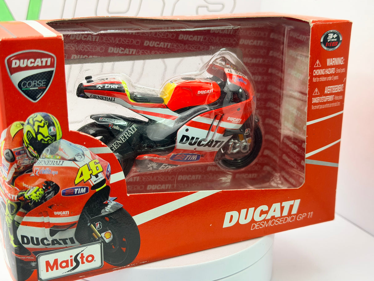 Ducati DesmoSedici GP 11 Maisto 1/18 Rosso 2011