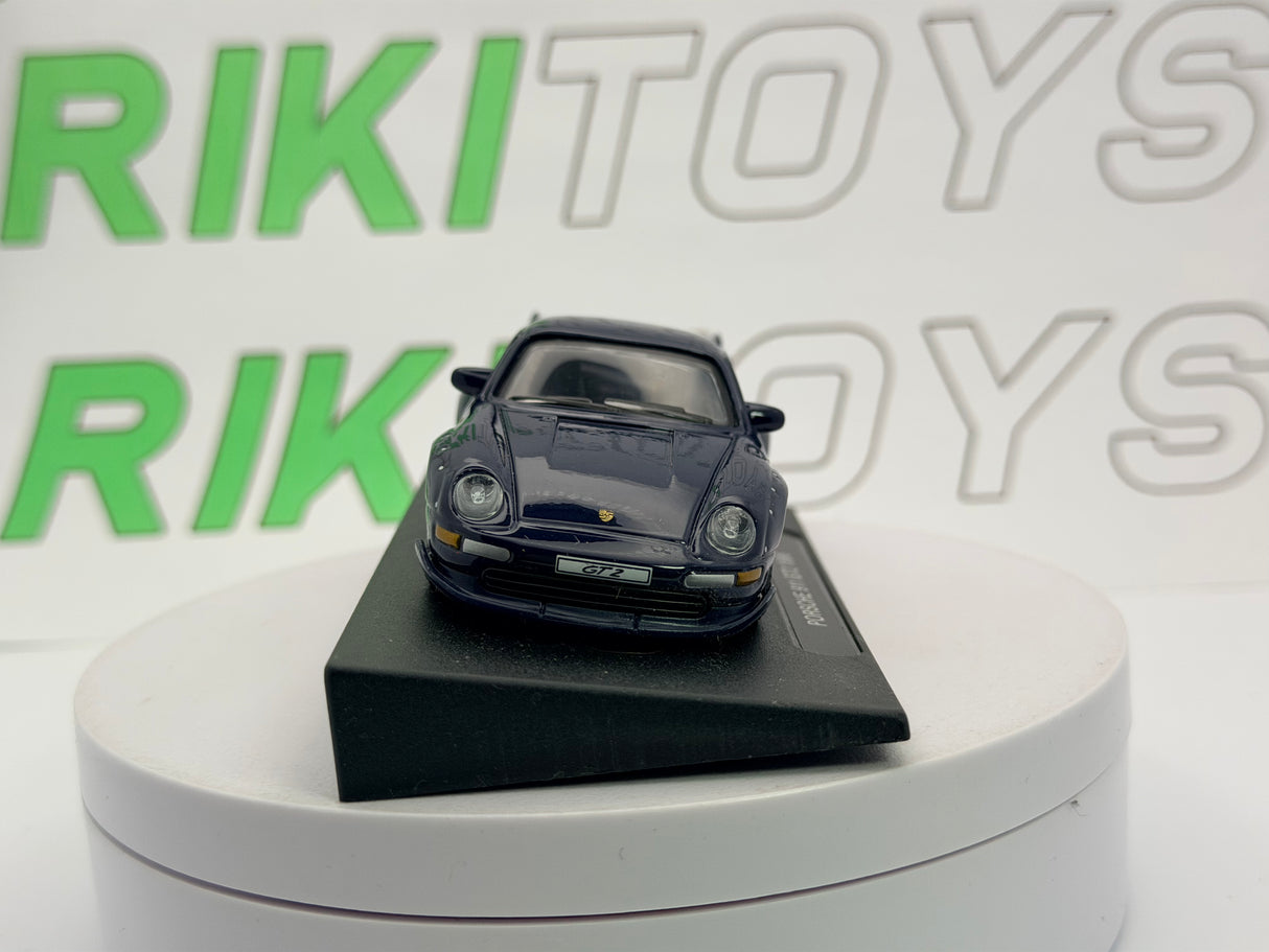 Porsche 911 GT 2 Edicola 1/43 Blu 1996