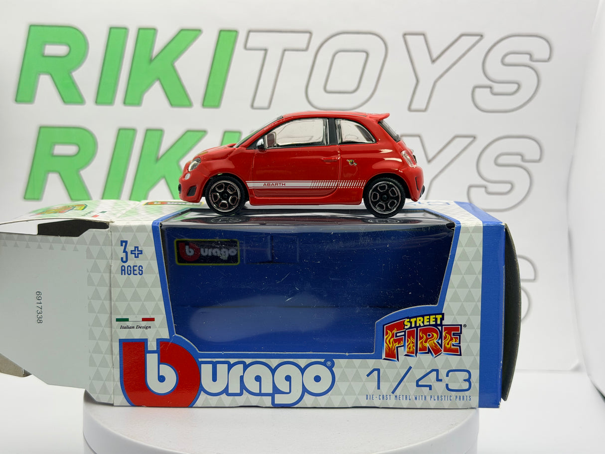 Fiat-Abarth 500 Burago 1/43 Rosso 2008