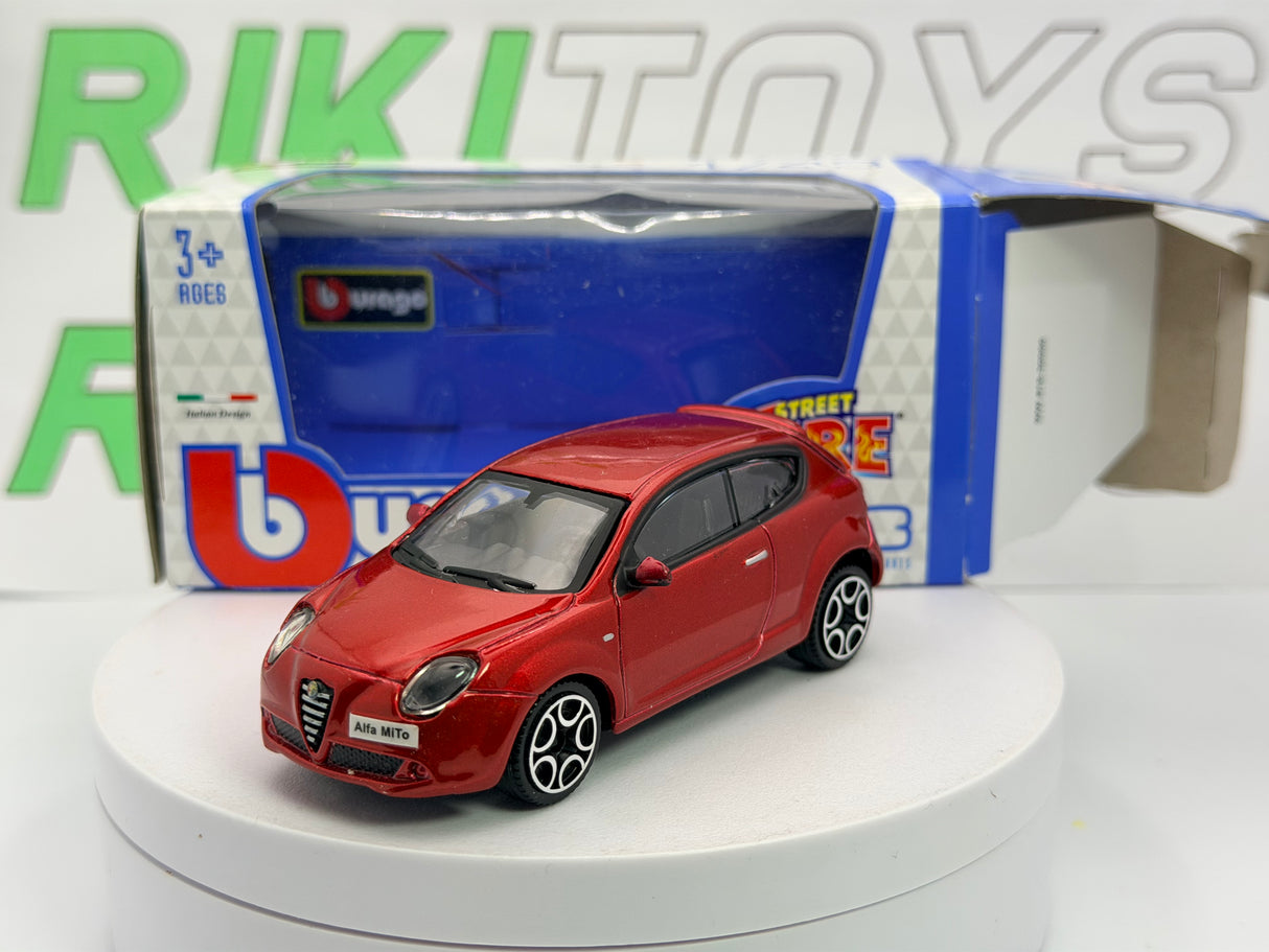Alfa Romeo Mito Burago 1/43 Rosso metallizzato 2009
