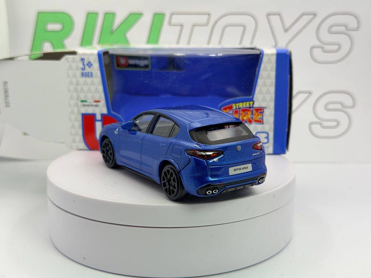 Alfa Romeo Stelvio Burago 1/43 Blu 2016