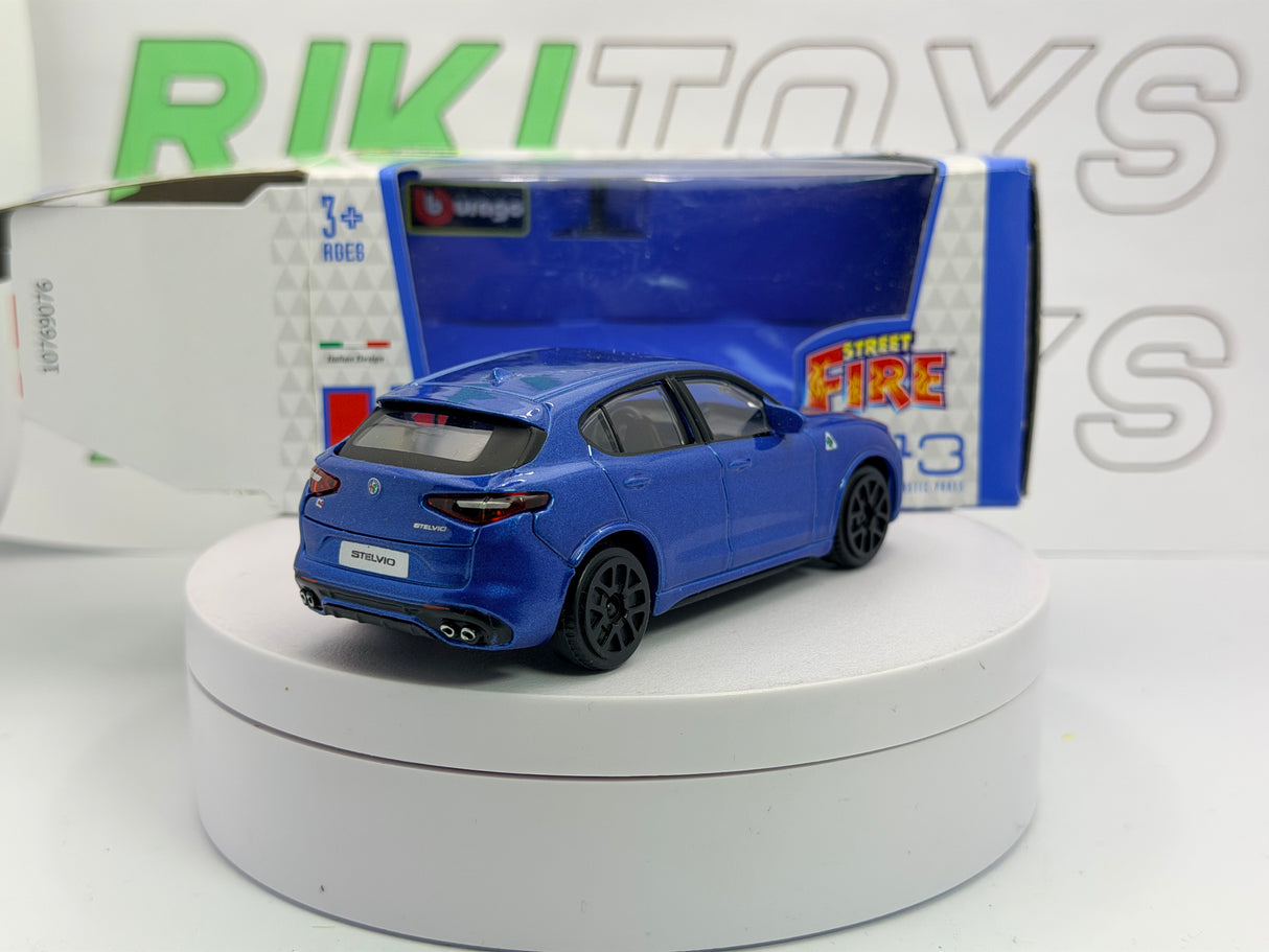 Alfa Romeo Stelvio Burago 1/43 Blu 2016