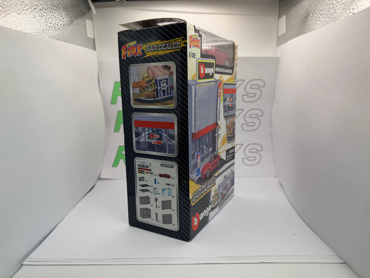 SET Mercedes Benz SLS AMG Burago Build Your City 1/43 Rosso