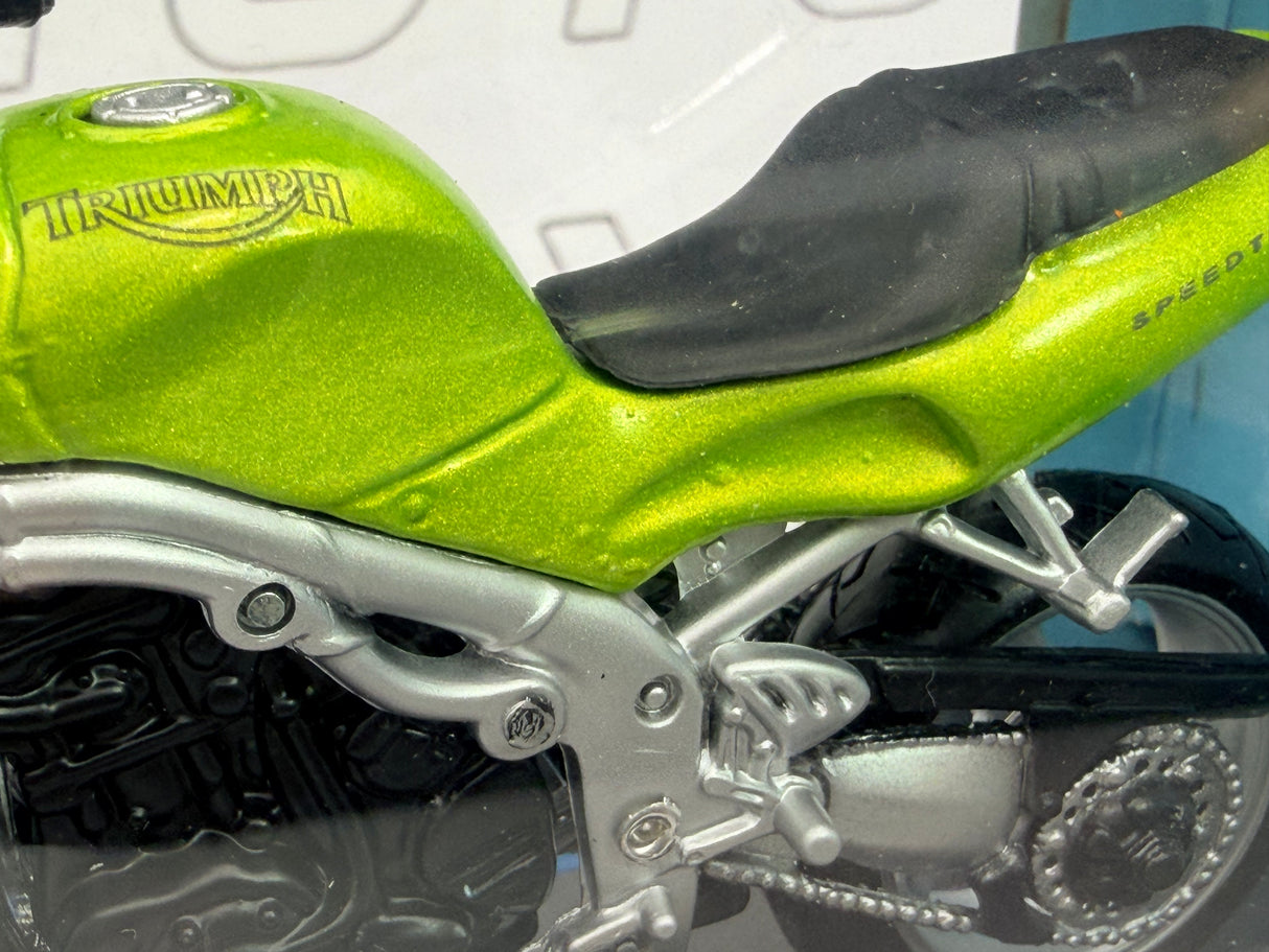 Triumph Speed Triple Maisto 1/18 Verde metallizzato