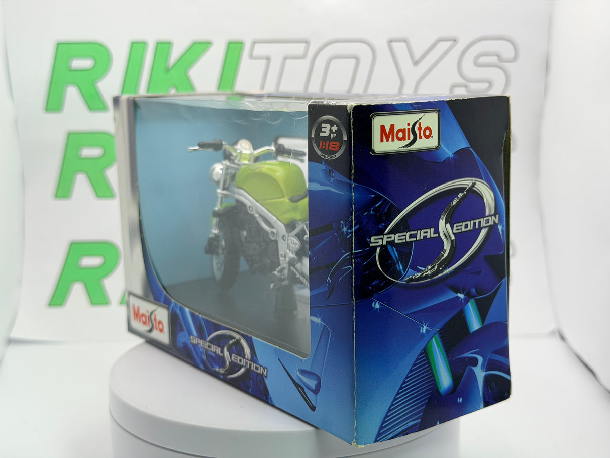 Triumph Speed Triple Maisto 1/18 Verde metallizzato