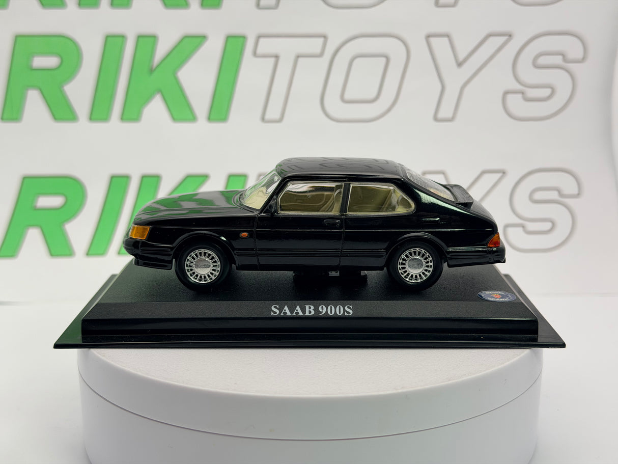 Saab 900 S Edicola 1/43 Nero 1989