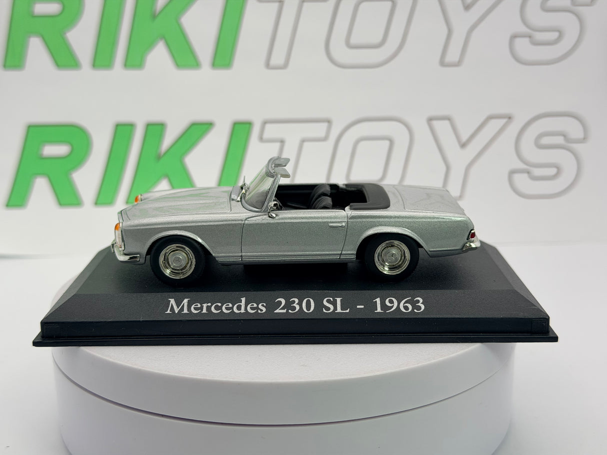 Mercedes Benz 230 SL Edicola 1/43 Argento 1963