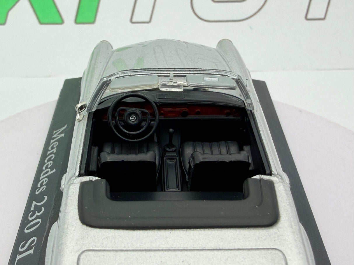 Mercedes Benz 230 SL Edicola 1/43 Argento 1963