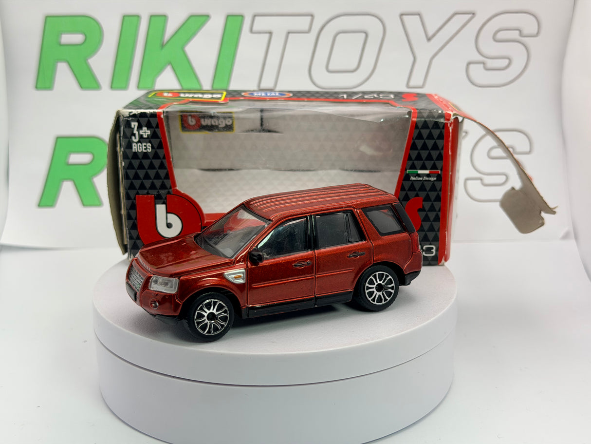 Land Rover Freelander 2 Burago 1/43 Rosso metallizzato 2006