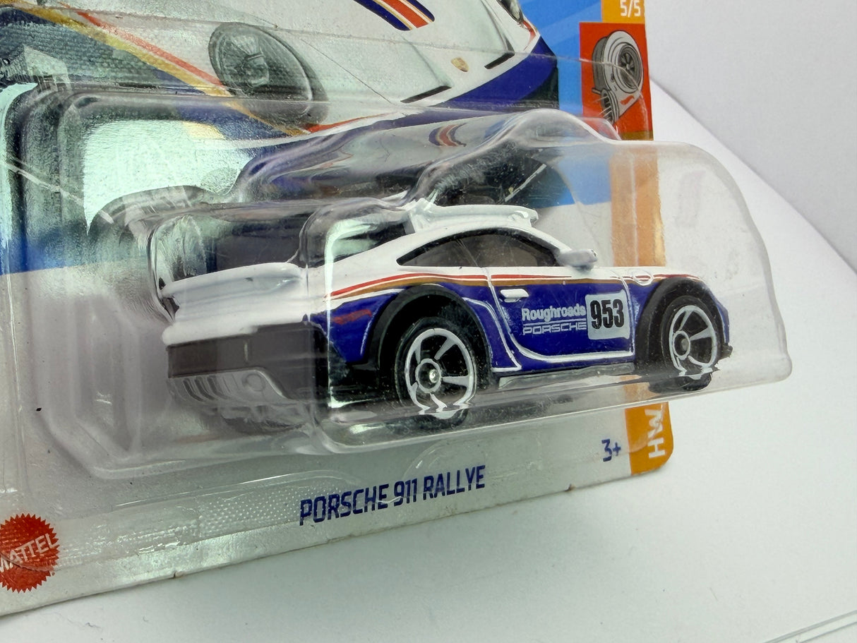 Porsche 911 Rally Hot Wheels 1/64 Bianco