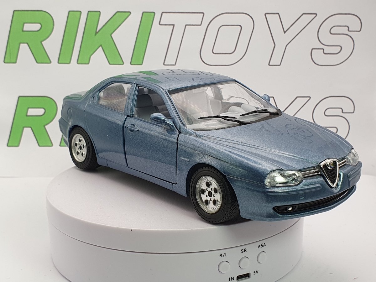 Alfa Romeo 156 Burago 1/24 Azzurro - RikiToys - Burago#