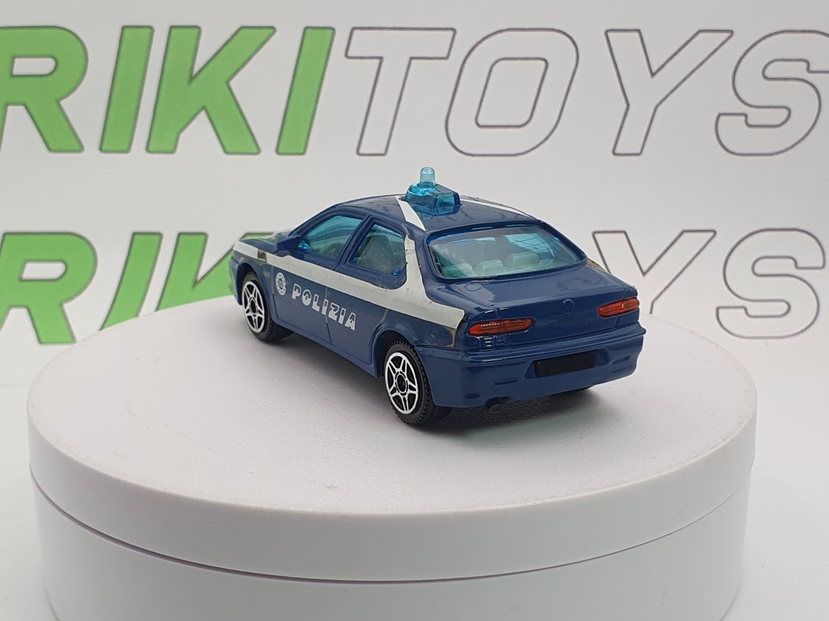 Alfa Romeo 156 Polizia Burago 1/43 Azzurro 1997 - RikiToys - Burago