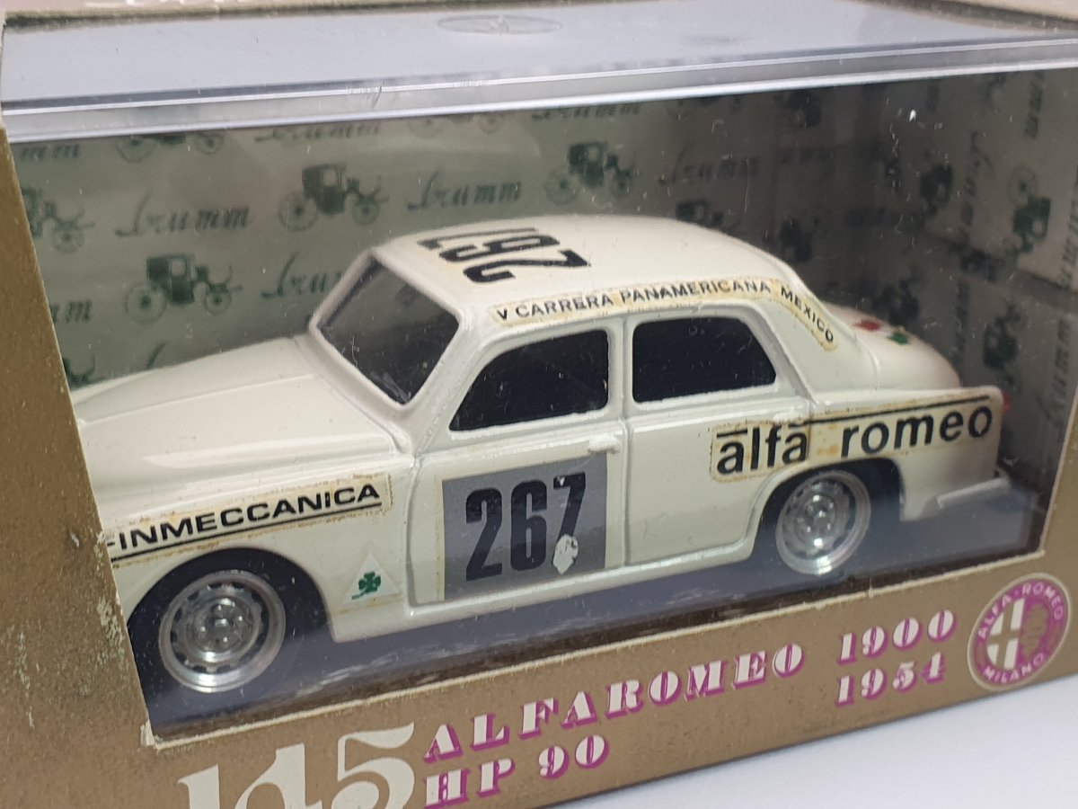 Alfa Romeo 1900 Berlina Brumm 1/43 Avorio 1951 - RikiToys - Brumm
