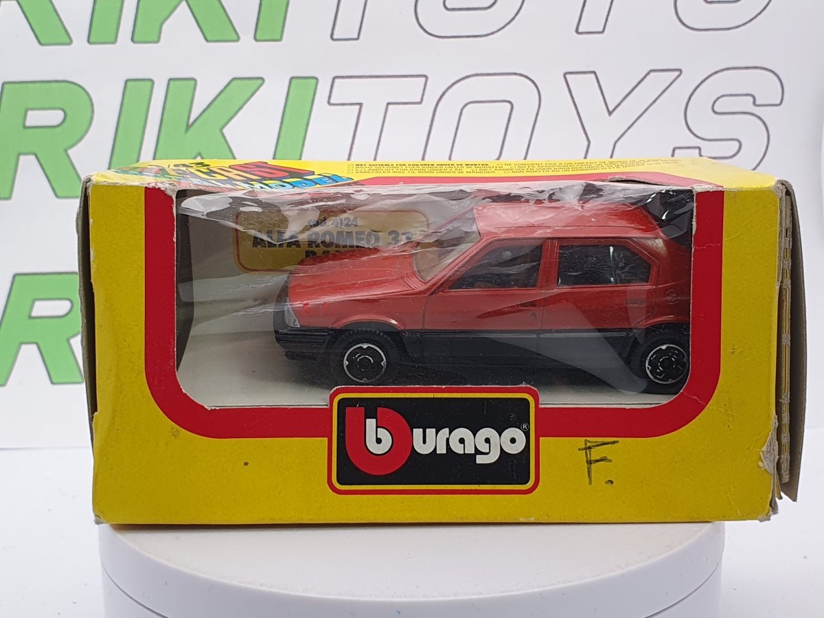 Alfa Romeo 33 Rally Burago 1/43 Rosso 1983 - RikiToys - Burago