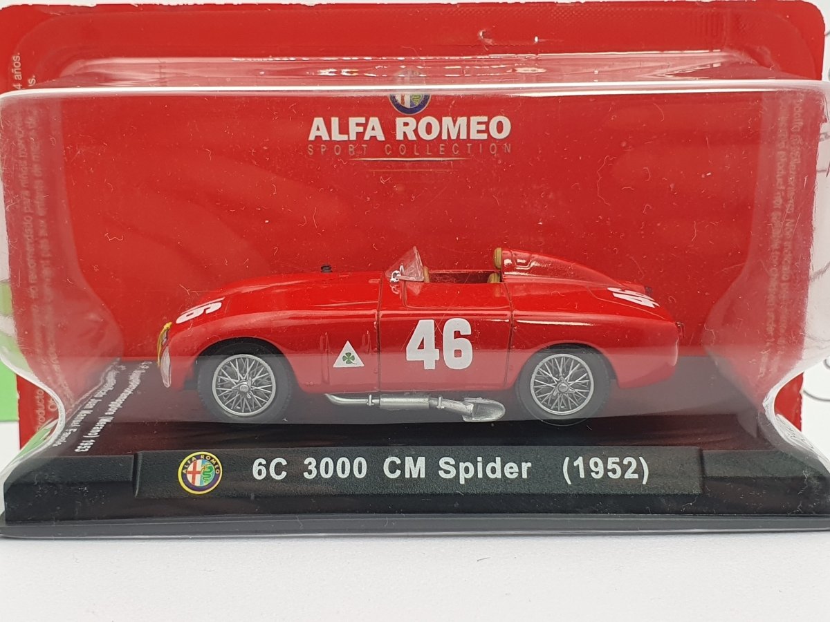 Alfa Romeo 6C 3000 CM Spider MetroModels 1/43 Rosso 1952 - RikiToys - MetroModels