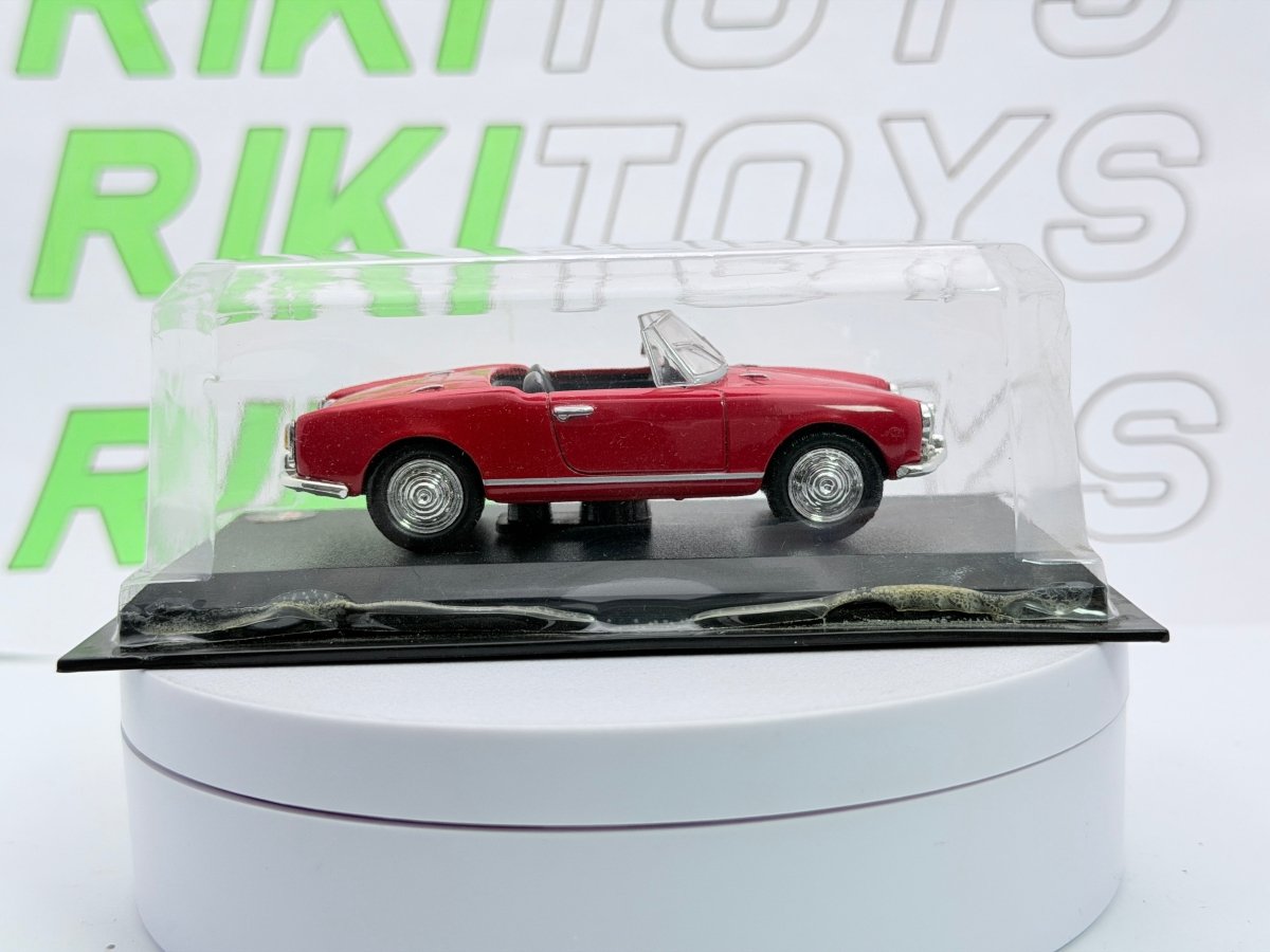Alfa Romeo Giulietta Spider Del Prado 1/43 Rosso 1958 - RikiToys - Del Prado