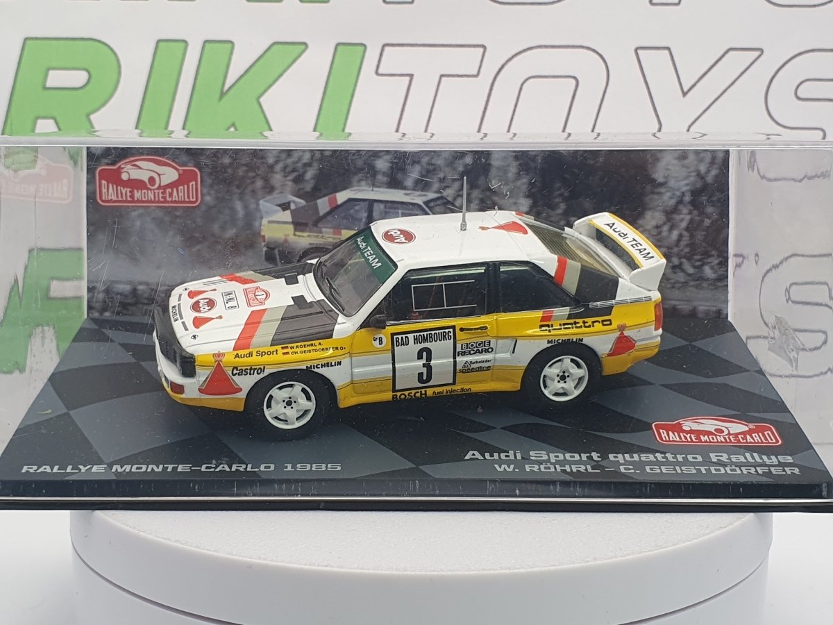 Audi Quattro Sport Edicola 1/43 Bianco 1985 - RikiToys - Edicola