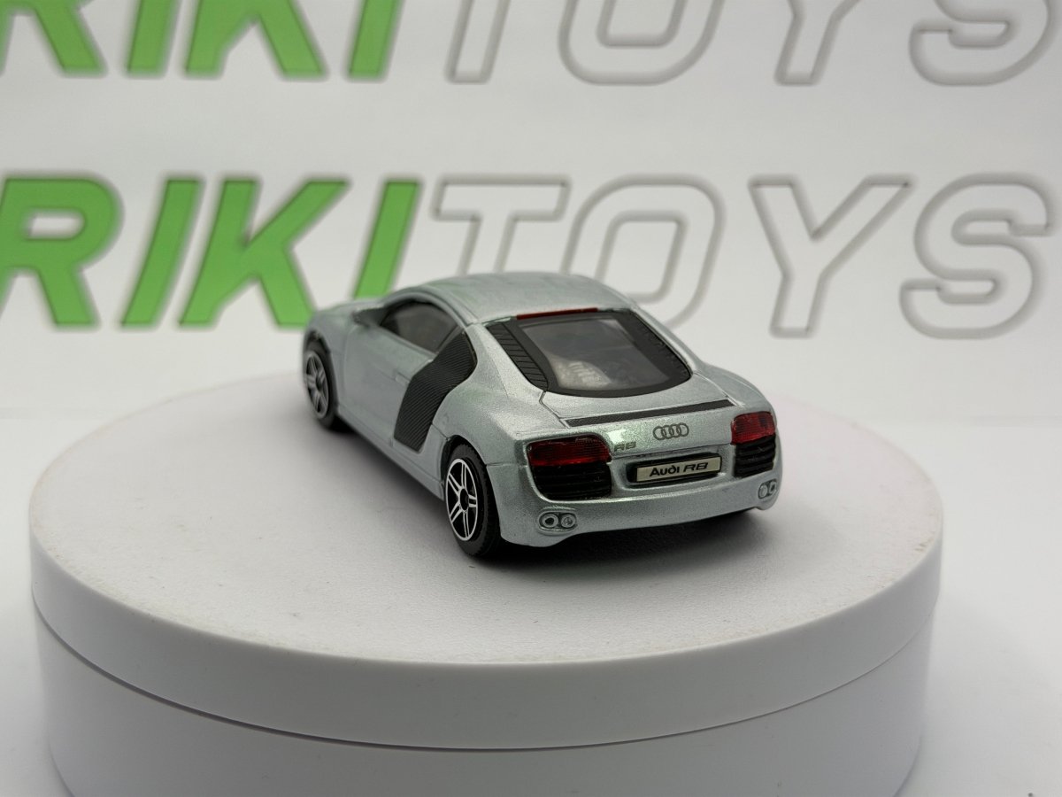 Audi R8 Coupé Burago 1/43 Argento 2007 - RikiToys - Burago