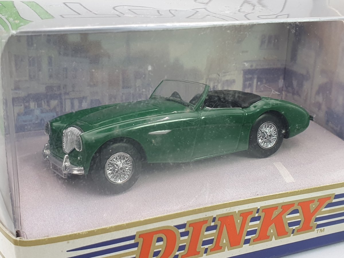 Austin Healey 100 MK2 Dinky 1/43 Verde 1956 - RikiToys - Dinky